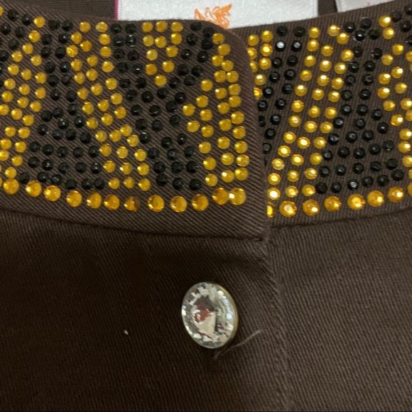 Quacker Factory Brown Embellished Jean Jacket - Picture 4 of 11